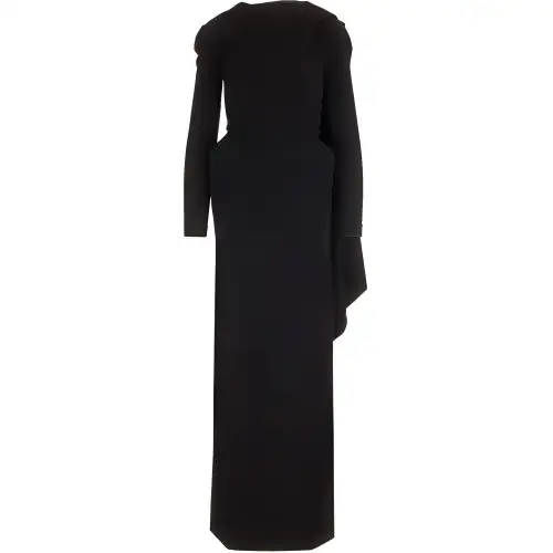 Balenciaga Long Sleeved Dress Women's Black