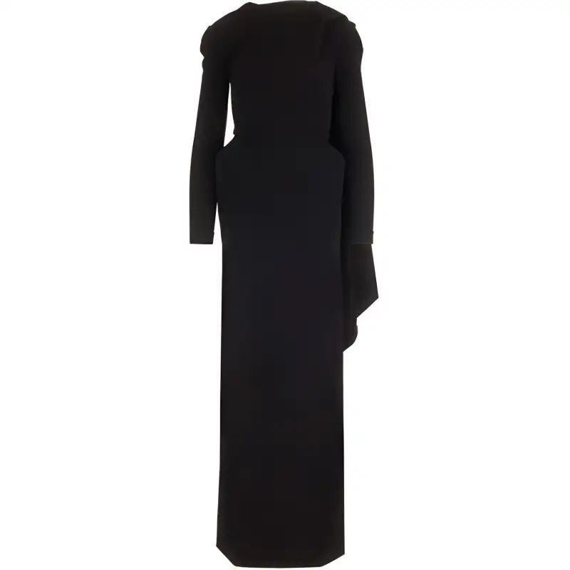 Balenciaga Long Sleeved Dress Women's Black