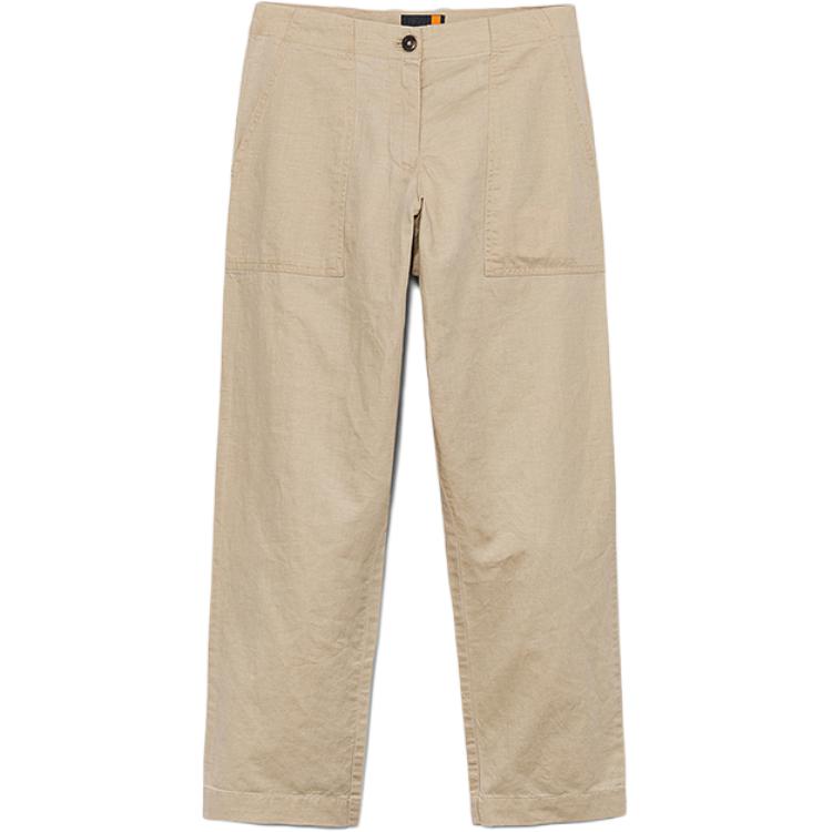 Женские штаны Timberland SS25 (бежевые)