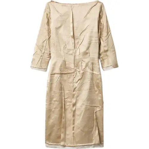 Miu Miu crêpe satin silk dress