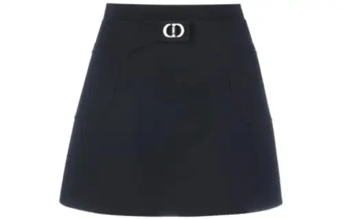DIOR Casual Short Skirts Women's Black