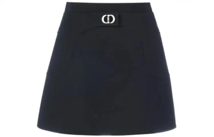 DIOR Casual Short Skirts Women's Black