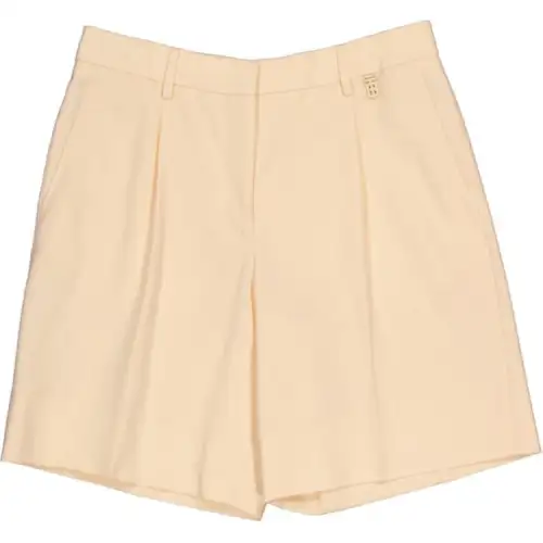 Burberry Casual Shorts Women's Beige