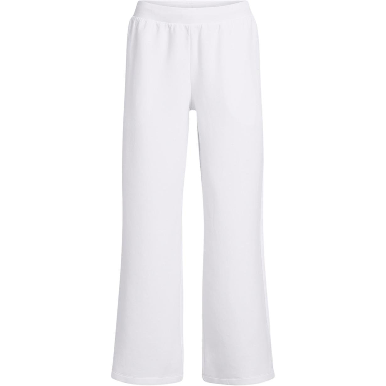 Женские брюки Under Armour Unstoppable Fleece Wide Leg Pants (белые)