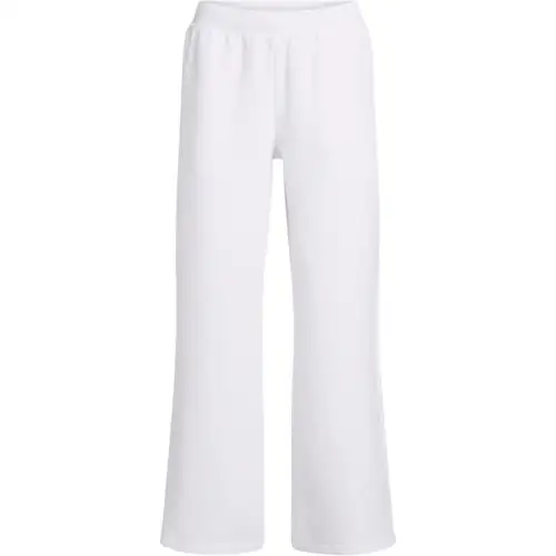 Under Armour Unstoppable Fleece Wide Leg Pants Knitted Sweatpants Women's White