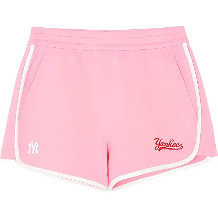 MLB New York Yankees Casual Shorts Women's Pink Moderate
