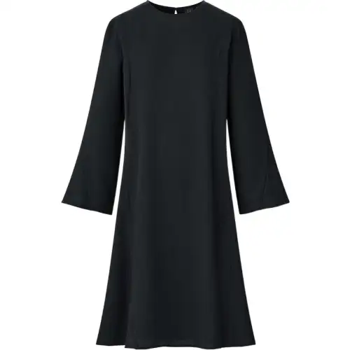 UNIQLO Long Sleeved Dresses Women's Crew Neck Mid Length