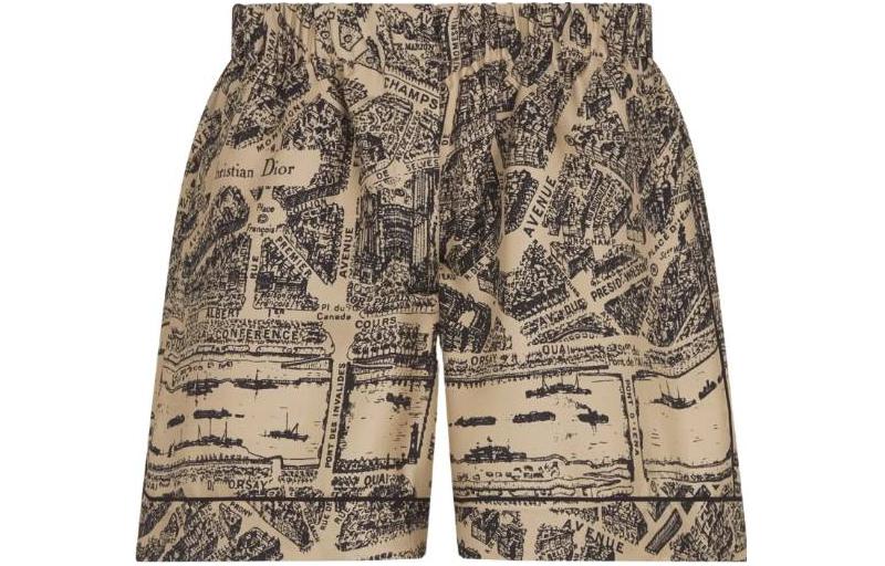 DIOR FW23 Casual Shorts Women's Umber