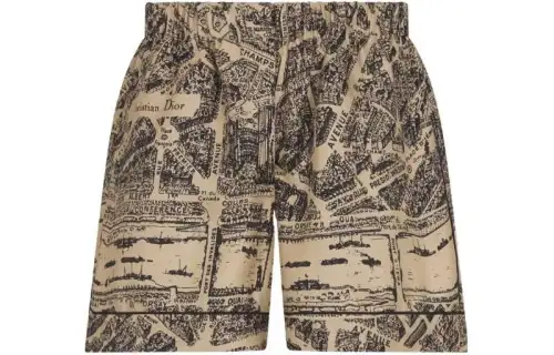 DIOR FW23 Casual Shorts Women's Umber