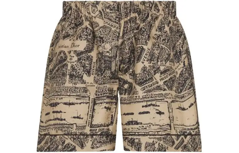 DIOR FW23 Casual Shorts Women's Umber