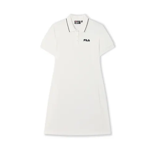 FILA ORIGINALE Short Sleeved Dress Women's Cloud White WT