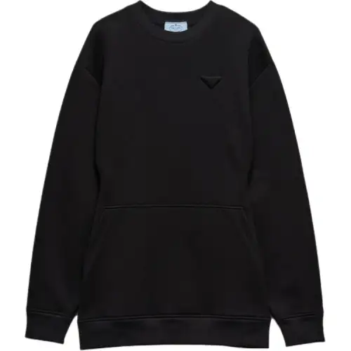 Prada Long-Sleeved Crewneck Sweatshirt