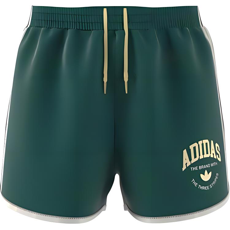 Женские штаны adidas originals Logo Shorts (зеленые)