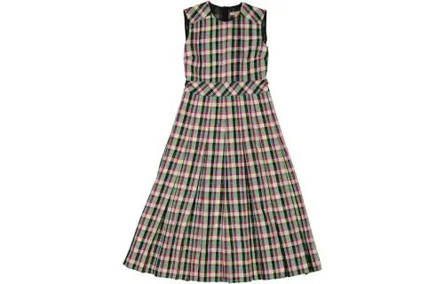 Burberry Sleeveless Dress Women's Multicolor