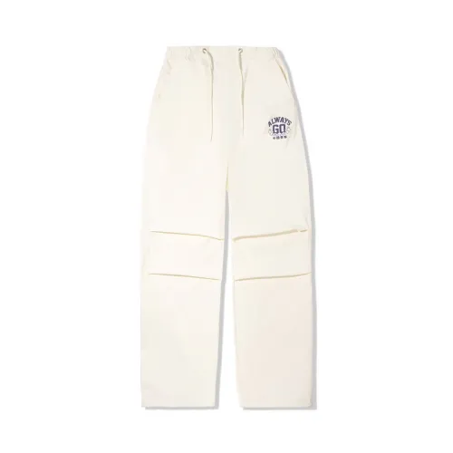 Li Ning Knitted Sweatpants Women's Ecru