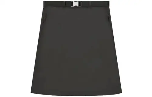 DIOR Quarterly New Products Casual Short Skirts Women's Black Moderate Short Pleated Skirt