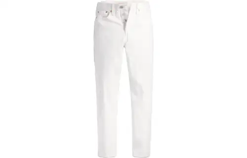 Levis Jeans Women's White Moderate Straight Fit Pants