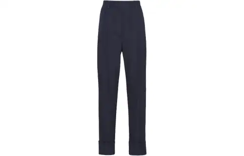 PRADA SS24 Suit Pants Women's Blue
