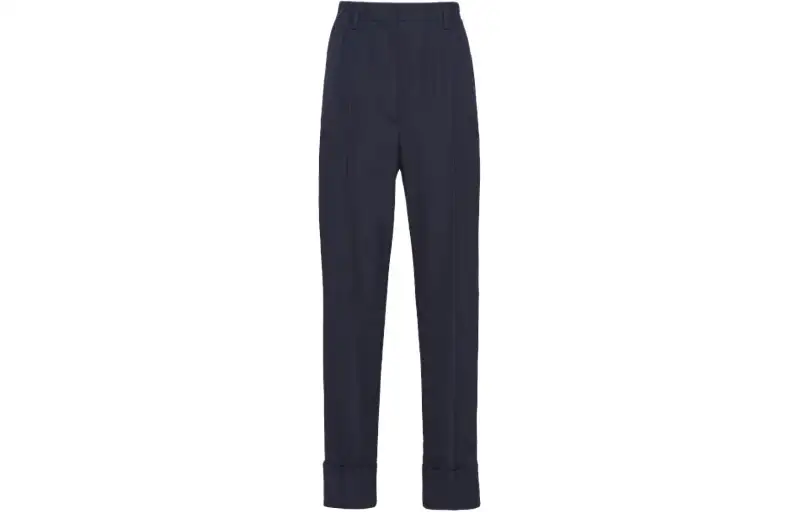 PRADA SS24 Suit Pants Women's Blue