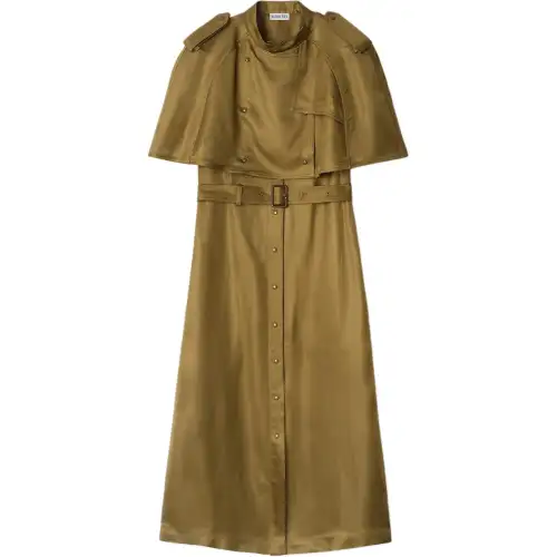 Burberry SS25 Short Sleeved Dress Women's Brown