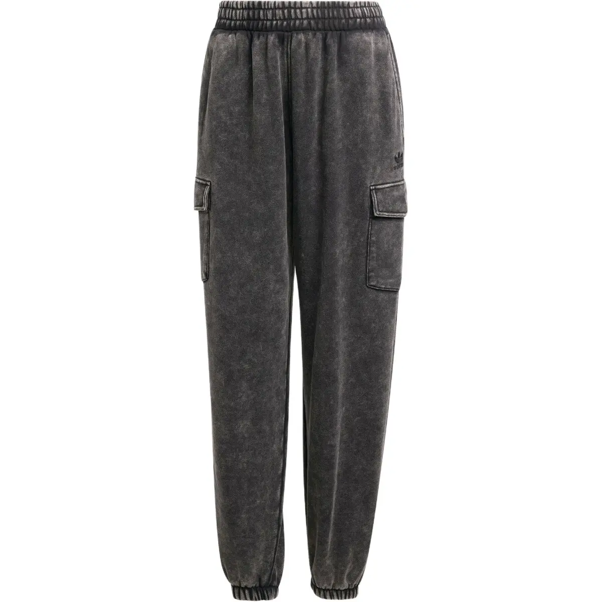 Adidas Originals WASHED ACID WASHED SWEAT JOGGERS Knitted Sweatpants Women's Black