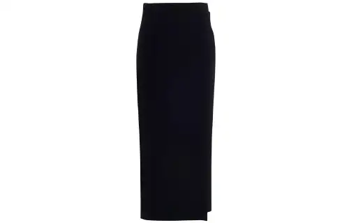 Balenciaga wrap midi skirt