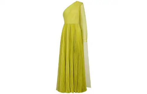 DIOR SS23 Long Sleeved Dress Women's Yellow