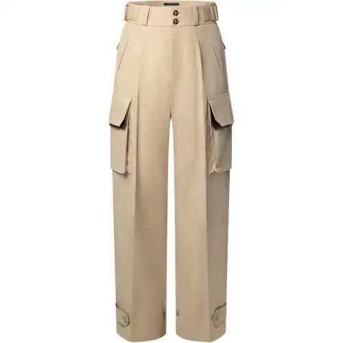 Lv Wide Leg Cargo Pants