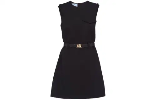 PRADA Sleeveless Dress Women's Black