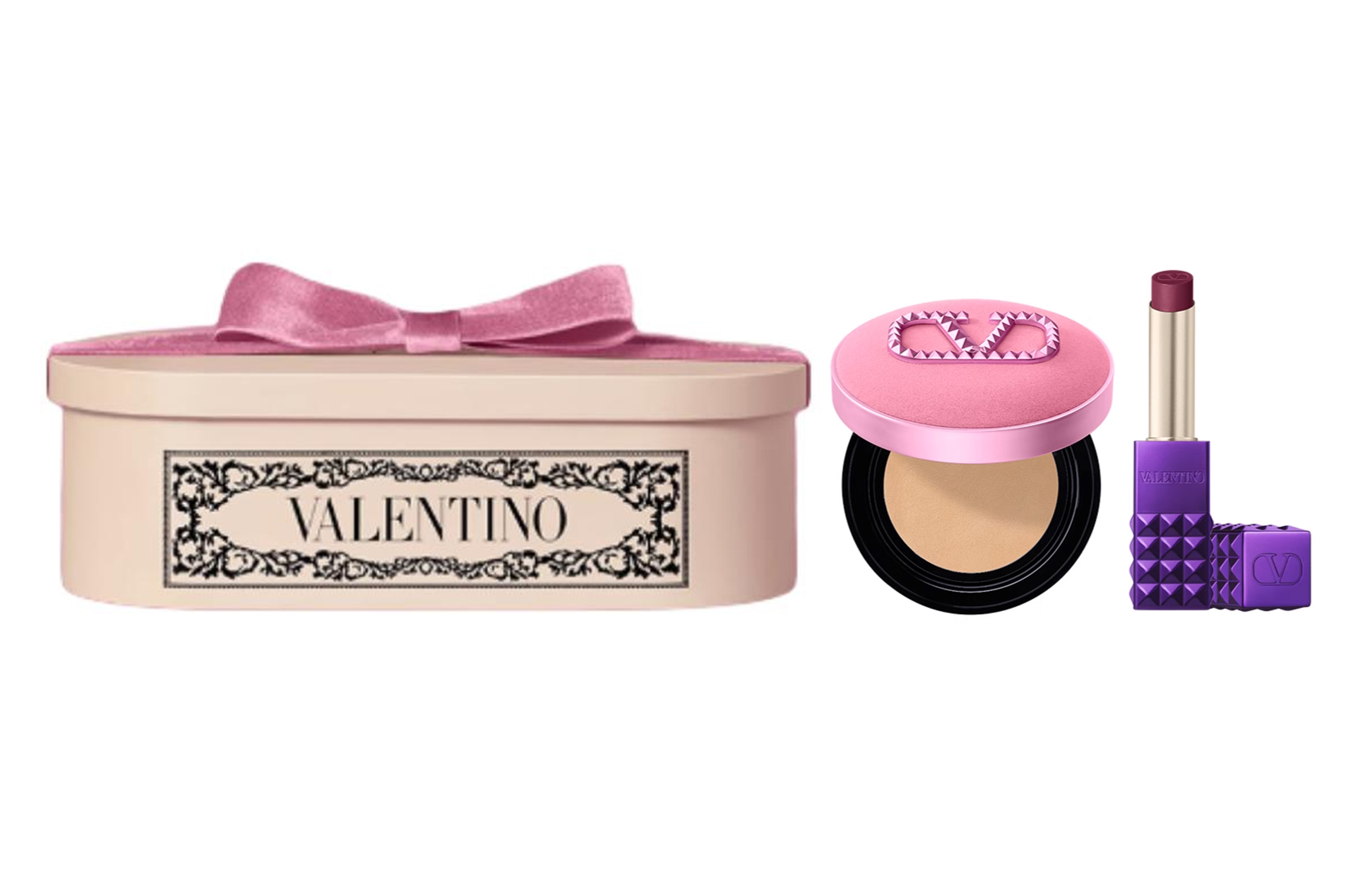 Набор косметики Valentino (фиолетовый)