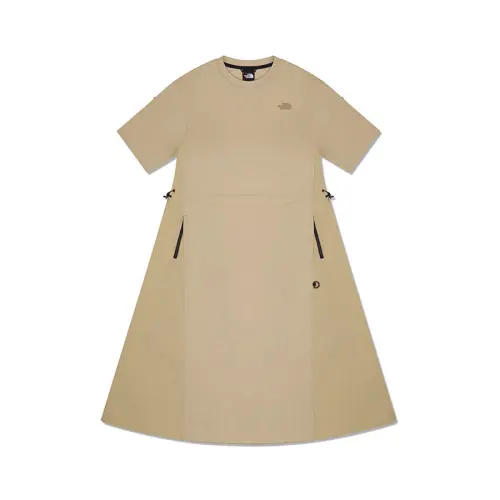 THE NORTH FACE Urban Exploration Short Sleeved Dress Women's LK5/Stone Tan