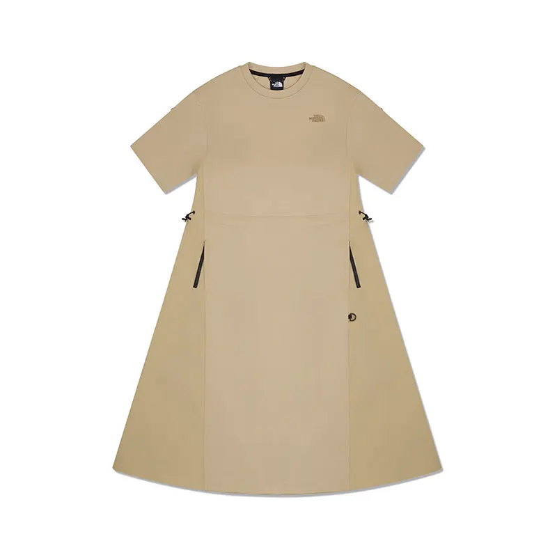THE NORTH FACE Urban Exploration Short Sleeved Dress Women's LK5/Stone Tan