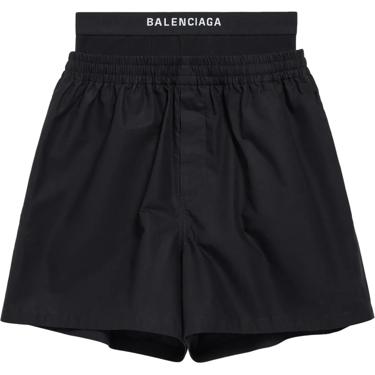 Balenciaga Hybrid Boxer Shorts 'Black'