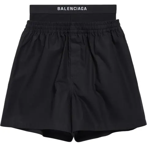Balenciaga Hybrid Boxer Shorts 'Black'