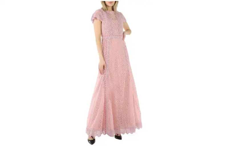 Burberry Short Sleeved Dress Women's
