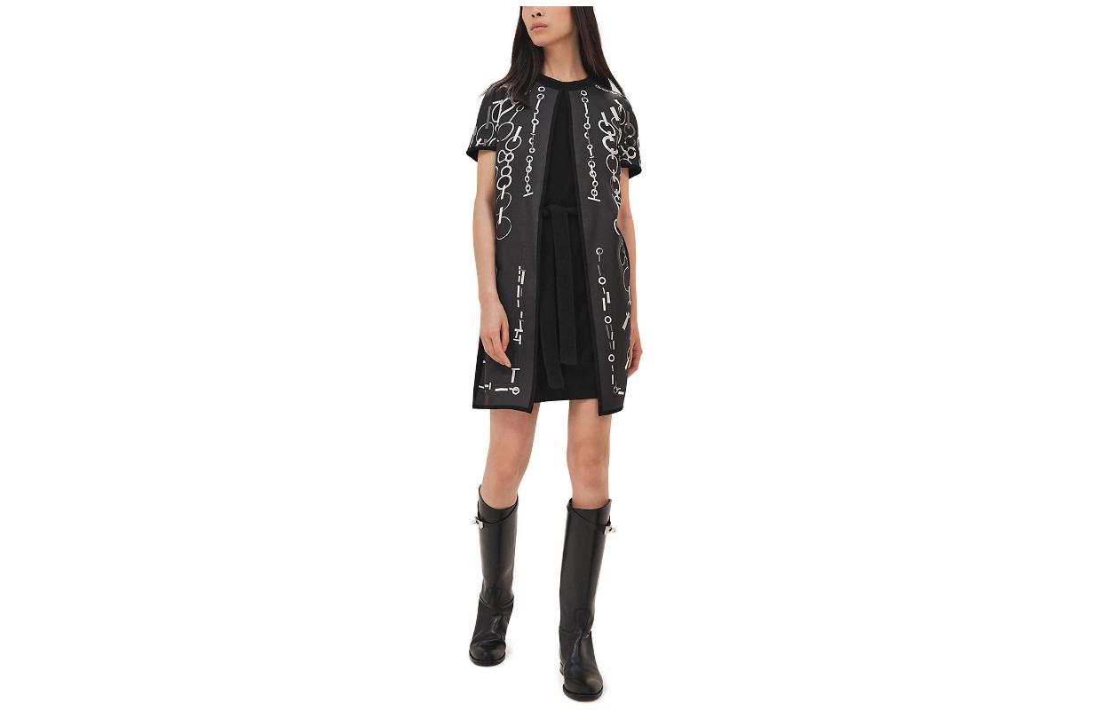 HERMES SS23 Short Sleeved Dress Women's