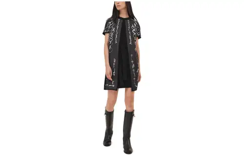 HERMES SS23 Short Sleeved Dress Women's