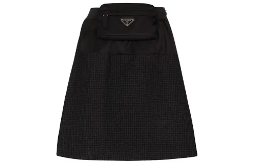 PRADA Short Skirt Women's Black