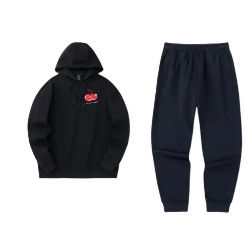 Anta Life Collection Sweatshirt Set Women's Basic Black