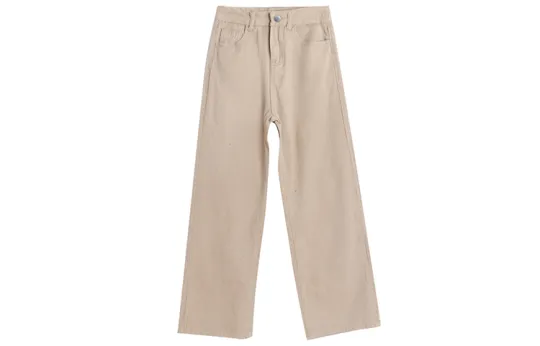 MIMOSA CHUR Jeans Women's Khaki Moderate Straight Fit Pants