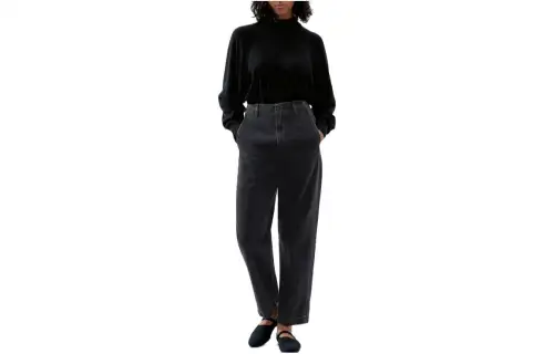 UNIQLO FW23 U Jeans Women's Dark Gray Moderate Straight Fit Pants