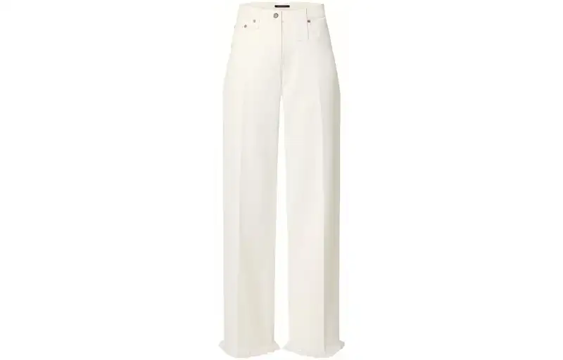 LOUIS VUITTON FW23 Jeans Women's White