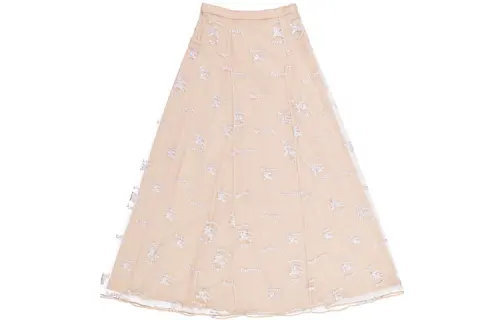 Burberry FW20 Casual Long Skirt Women's Pink