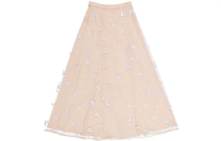 Burberry FW20 Casual Long Skirt Women's Pink