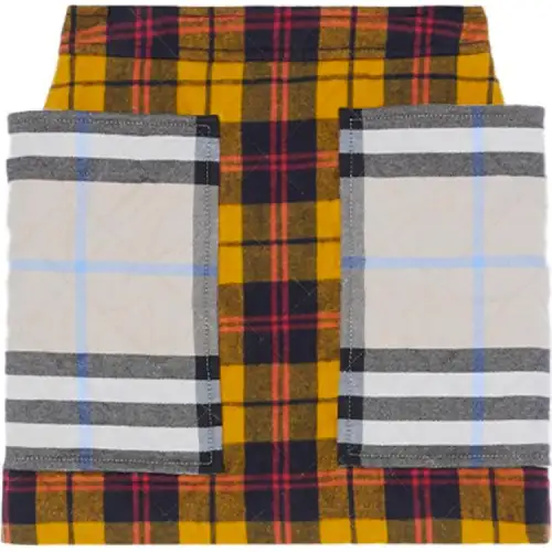 Burberry Casual Short Skirts Women's Yellow