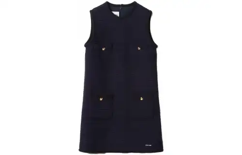 MIU MIU SS23 Sleeveless Dress Women's Blue