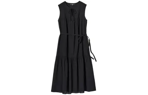 UNIQLO Sleeveless Dress Women's Black