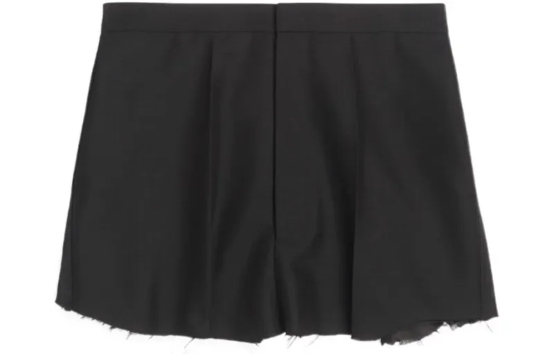 Balenciaga Casual Short Skirts Women's Black Moderate Short Other