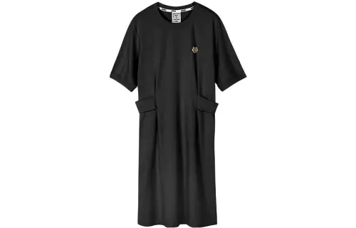 Skechers Funny Monster Short Sleeved Dress Women's Carbon Black