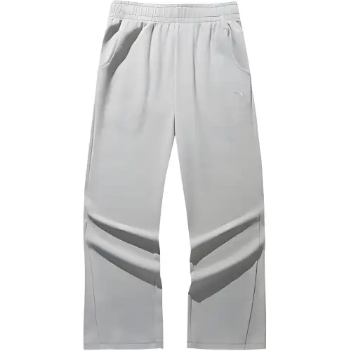 Anta Variety Training Collection Knitted Sweatpants Women's Pearlescent Gray